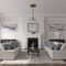 Ekena Millwork Robin Ceiling Medallion (Canopies up to 6 1/4"), 22 1/4"OD x 4 3/4"ID x 1 1/4"P, Mississippi Mud CM22RBMMF - alternate 4